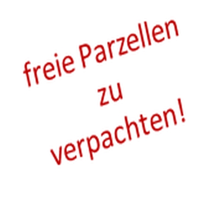 freie Parzellen zu verpachten